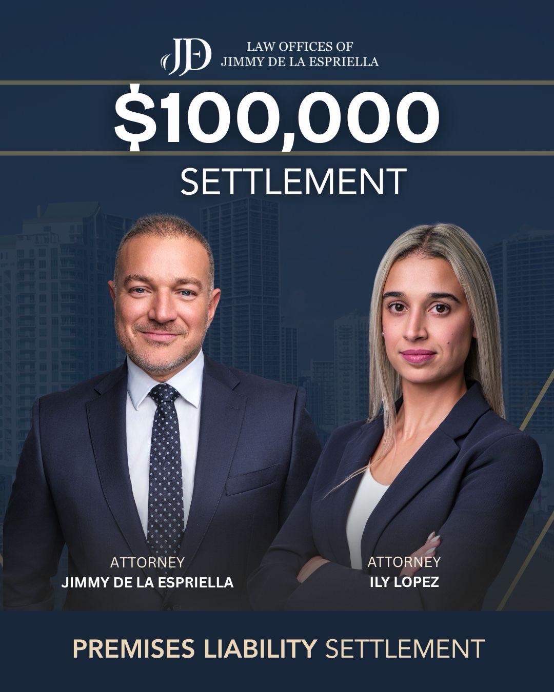 $100,000 Premises liability